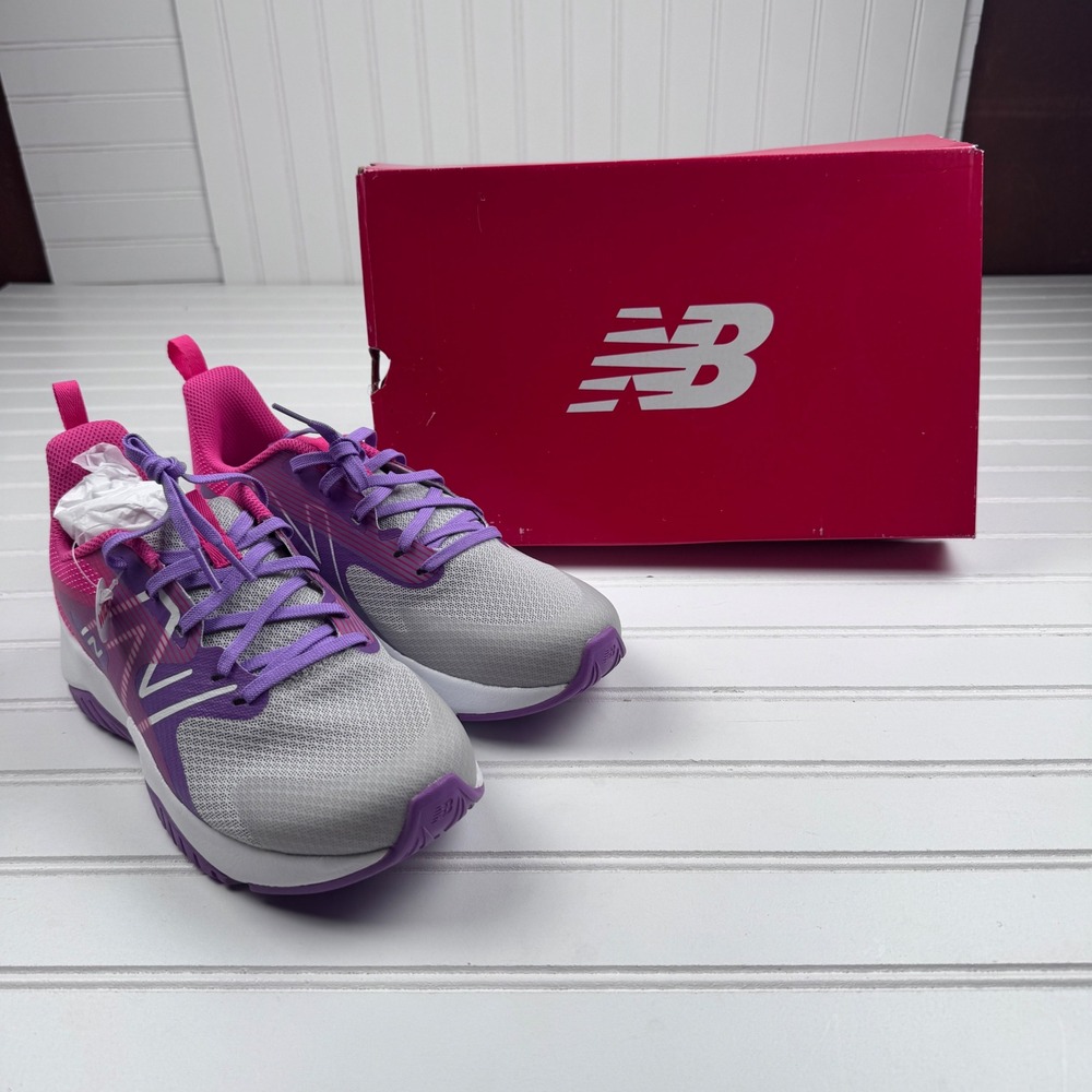 NEW Balance Youth Girls Size 6 Rave Run V2 NEW w/ BOX Pink Purple